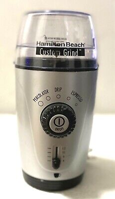 Hamilton Beach Custom Grind Coffee Grinder - Black