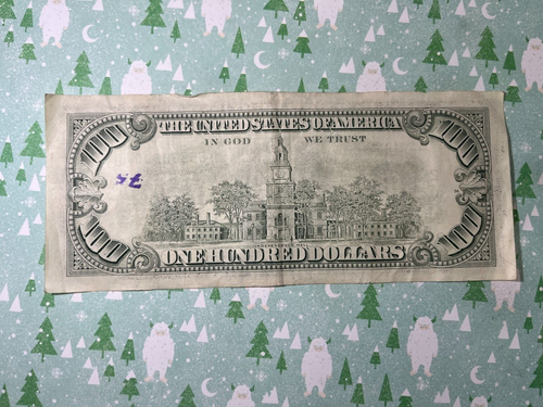1981 A $100 Dollar Bill Federal Reserve Note Circulated - US Paper Money ๐ณ - Picture 2 of 2