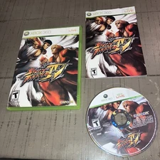 Street Fighter IV Xbox 360 - Complete CIB Tested & Working W23