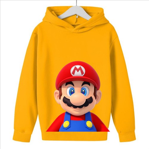 New Anime Super Mario Hoodies Spring and Autumn Fashion Casual Hoodies Boy Girl - Picture 42 of 53