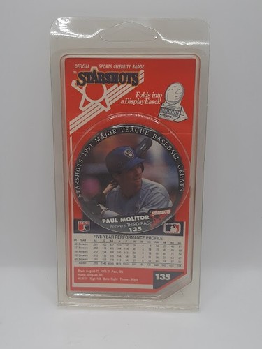 Sealed Starshots 1991 Major League Baseball Greats Badges/Pins - Picture 81 of 108