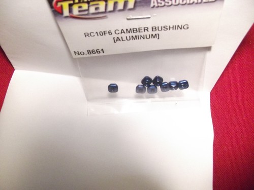Factory Team Associated Rc 10f6 Camber Bushing Blue Aluminum 8661 - Picture 4 of 4