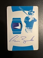 Aaron Zavala 2022 National Treasures Material Auto Printing Plate 1/1 TMS-AZ 🔥
