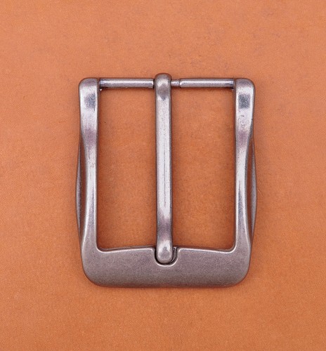 40 mm Antiguo Plata Clásico Hombre Pintura Cuero Pintura Una Punta Clips Hebilla de Cinturón - Imagen 7 de 11