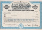 The Standard Oil Company Bond Stock Certificate Gas Refining