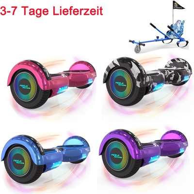 Elektro Scooter 6,5'' Hoverboard Elektroroller Bluetooth Balance Board mit Sitz