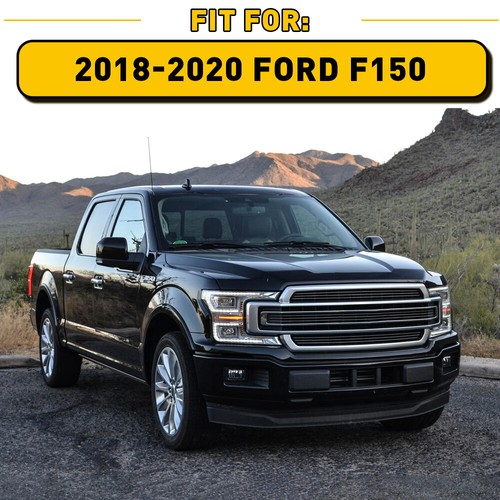For 2018 2019 Ford 2020 F150 Bumper Front Cover Lower Grille Trim Panel Black US - Picture 5 of 23