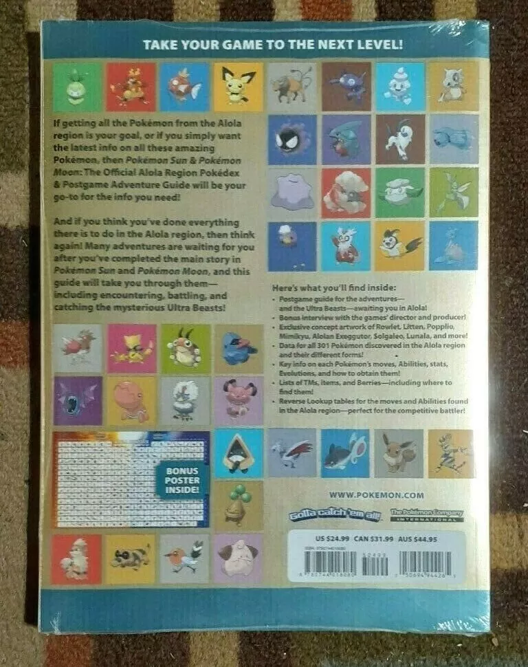 Pokémon Ultra Sun & Pokémon Ultra Moon: The Official Alola Region Strategy  Guide (Pokemon (Prima Official Guide/Official Pokedex Guide))