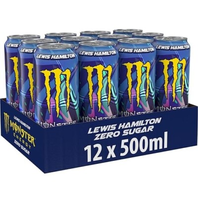 12x 0,5 L Monster Energy Lewis Hamilton Zero Energiegetränk = 3,65 /L