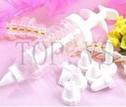 8 Tips Cake Decorating Icing Piping Syringe Nozzles Set Kit