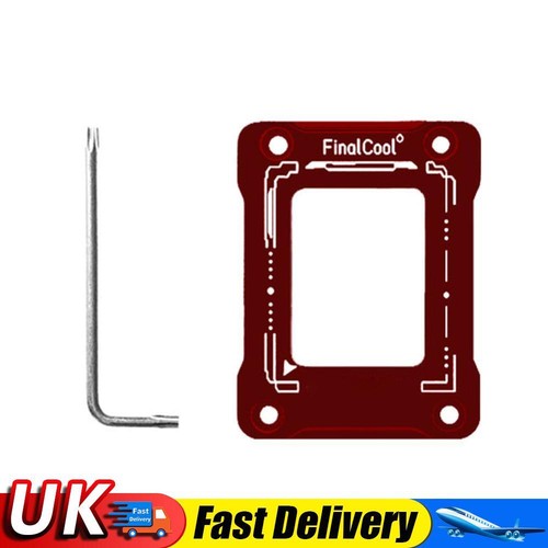 FinalCool CPU Bending Corrector Buckle for LGA1700-BCF Intel Gen12 (Red) UK