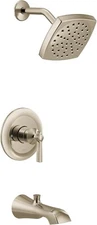 Moen UTS3913NL Tub and Shower Trim Kit, Valve Required, in Nickel Finish