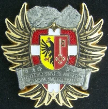 Marine Security Guard MSG Detachment Geneva Switzerland Challenge Coin
