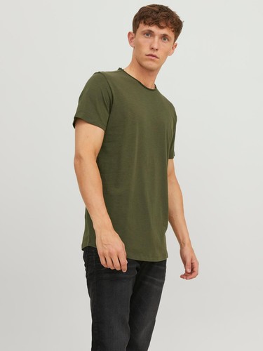 Camiseta básica de manga corta cuello redondo para hombre JACK&JONES JJEBASHER - - Imagen 44 de 63
