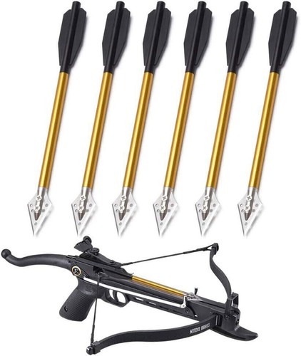 12 piezas pernos flechas 6.7" pulgadas puntas de caza caza tiro con arco pistola nuevo - Imagen 8 de 17