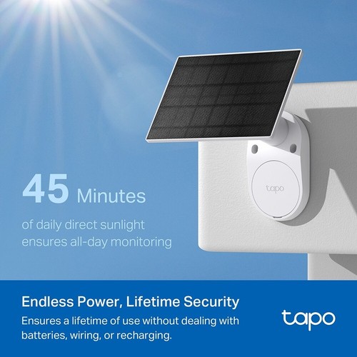 TP-Link Tapo TC82 KIT Solar-Powered Security WIFI Camera Wire-Free Outdoor - Picture 6 of 13