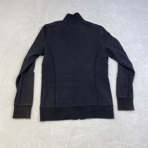 Oakley Women's Size Small Track Jacket Faded Black Zipper Vintage Retro - Picture 7 of 7