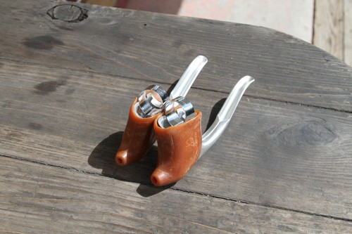 Shimano MB-200 palancas de freno no aerodinámicas Nuevo de lote antiguo 1974 bicicleta de carretera vintage - Imagen 5 de 8