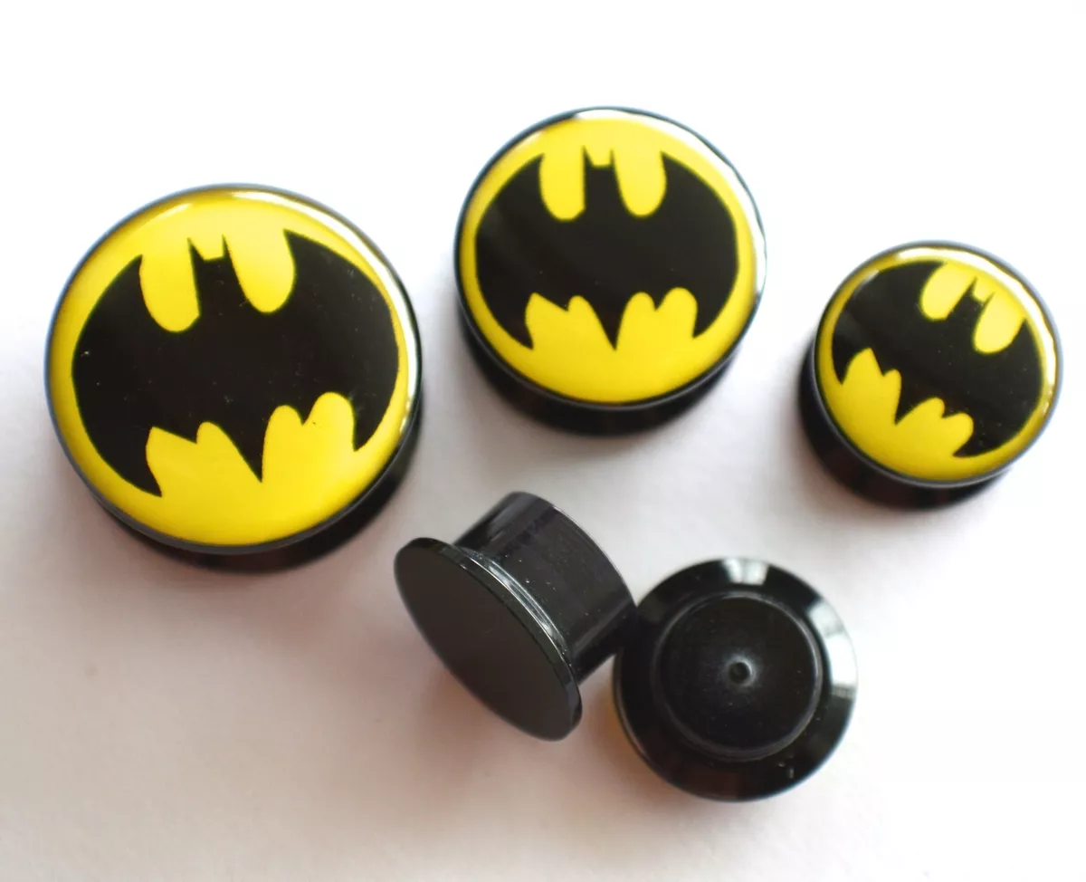 Batman ear shop plugs