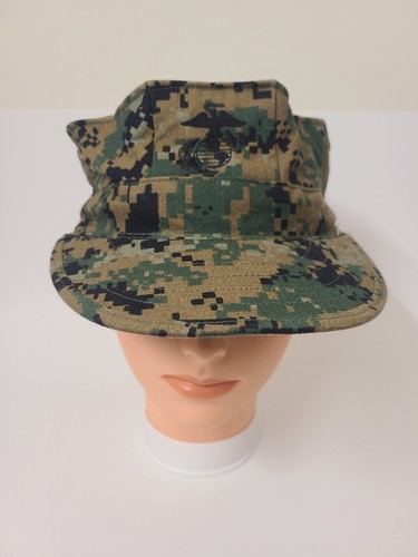 USMC Cover Garrison Marpat Digital Woodland Camo US Marine Corps Mütze Kappe Small