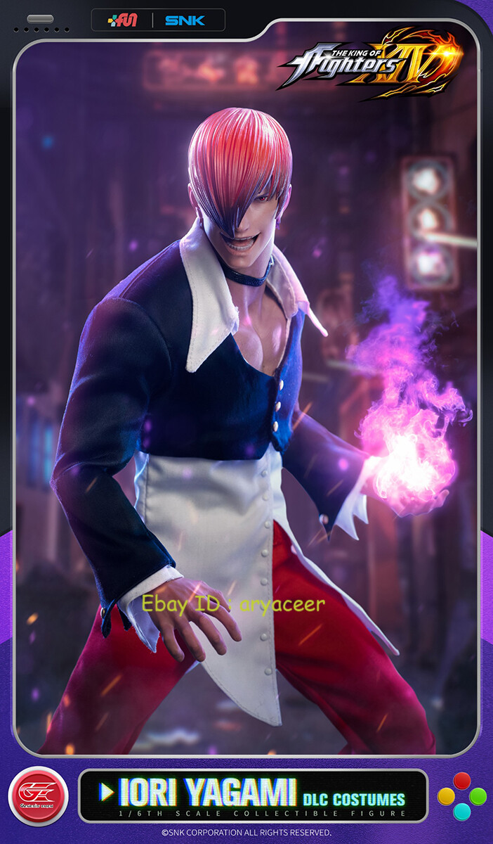 美品 フィギュア GENESIS EMEN THE KING OF Fighters14 IORI YAGAMI 1/6 GENESIS EMEN KOF-IR01 King of Fighters IORI YAGAMI 12