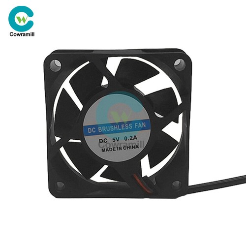 DC6025 USB Cooling Fan 5V With Oil / Ball Bearing Computer Case Fan Bracket 6cm - 第 1/11 張圖片