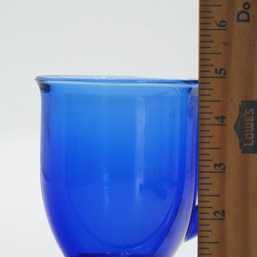 Anchor Hocking Cafe Cobalt Blue Glass Mug - Picture 5 of 5