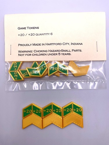 Game Tokens designed for Various Card Games to track Power/Toughness - Picture 11 of 41