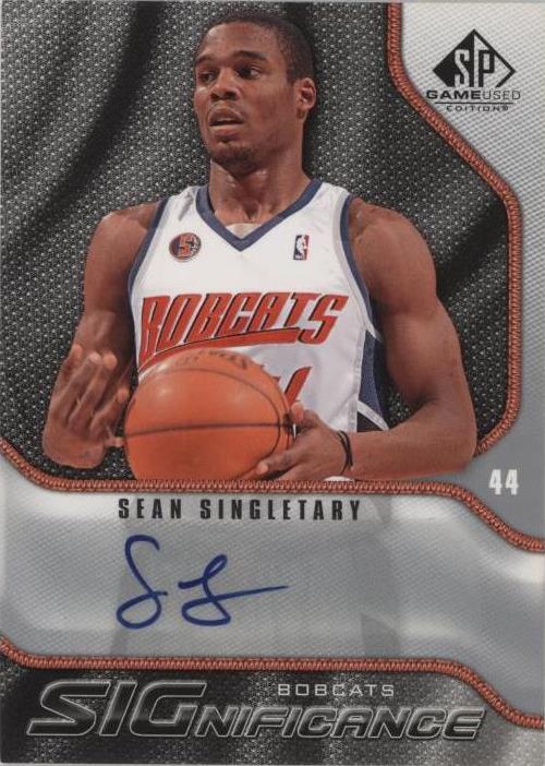 2009-10 SP Game Used - Sean Singletary #S-SS - 1 of 2