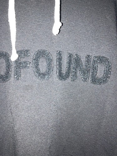 Profound Aesthetic Company Logo Spell Out Black Hoodie Sweatshirt Size Large - Picture 5 of 12