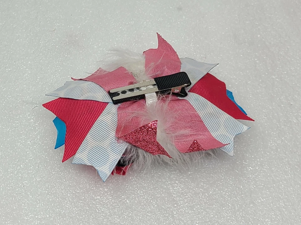 Pasador de moño Monster High Hair rosa y azul Foto 2 de 2