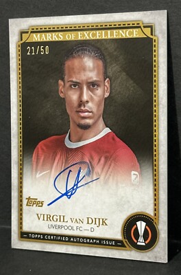 50枚限定】Virgil Van Dijk Auto 節約 サイン PSA10 PANINI ファン