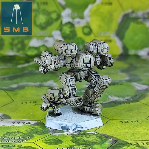 Battletech Miniatures - Ebaon Jaguar C - SirMortimerBombito Sculpt - 3D Printed - Picture 5 of 6