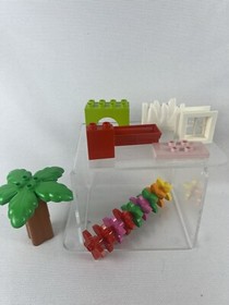 Lego Duplo 5481 Mixed Bulk Lot 141 Basic pieces flowers figures in BOX READ 3 LB