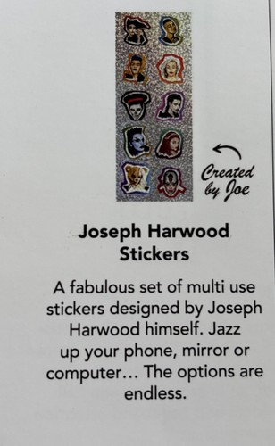 Joseph Harwood Stickers 80’s Multi Use Stickers - Picture 3 of 3