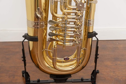 B&S F-Tuba 3100 • 6 Ventile • Goldmessing-Mundrohr • Minibal • inkl. Koffer, Gig - Picture 6 of 12