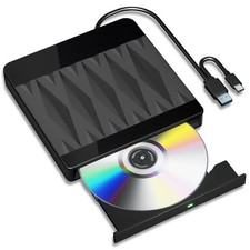 External Blu Ray Drive Burner 50G Disc USB3.0 for Windows Mac Linux Laptop PC