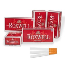 Roxwell Cigarette Filter Tubes 100s Size – 1000 Count (5x200) – Smooth Draw