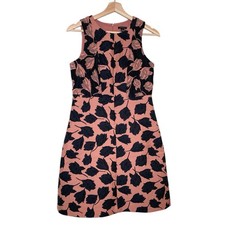 Ann Taylor Womens Size 4 A-line Floral Dress Sleeveless Zip Closure Wedding