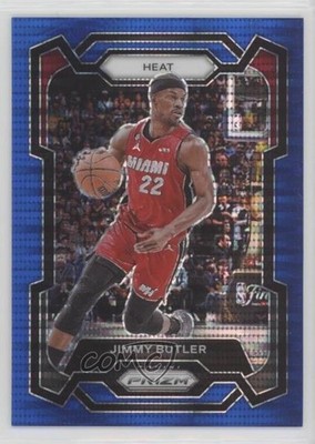 2023-24 Panini Prizm Blue Seismic Prizm 58/99 Jimmy Butler #118 hg6