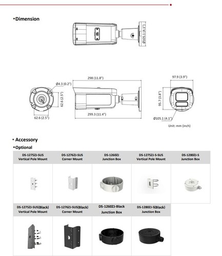 Hikvision DS-2CD2687G2HT-LIZS 8MP Hybrid Licht ColorVu 4X Zoom Kugel IP Kamera - Picture 5 of 5