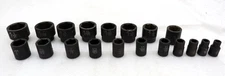 MATCO SCP196V 19 Pc.  1/2" Drive  SAE 6 Point Impact sockets set 3/8" to 1-1/2"