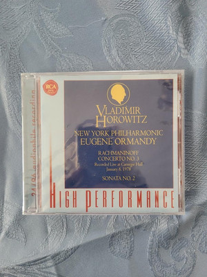 Vladimir Horowitz and the New York Philarmonic playing Rachaninoff - CD NEW