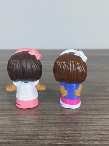 Fisher Price Little People Mia Blue Dress Mia Pink Dress Lot of 2 - Picture 2 of 3