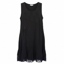 FLASH SALE Charlotte & Louis Womens Lace Overlay Dress Black Sz 18