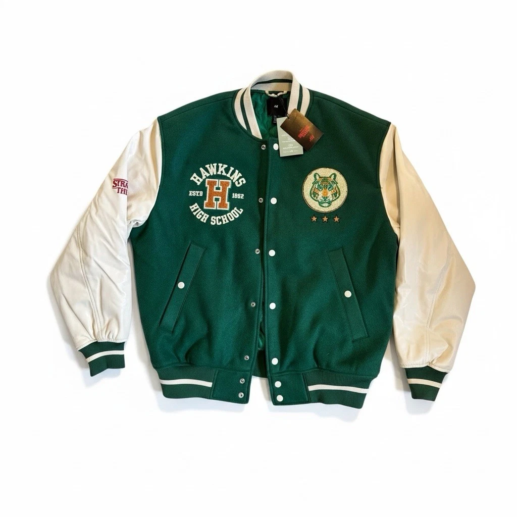 Stranger Things x H&M Netflix Jacket bomber Hawkins Limited Edition Size XL New - product detail image 1