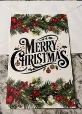 Merry Christmas And Happy New Year Holiday 5”x7.75" Stockwell Greeting Card