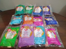 1999 McDONALD'S TY TEENIE BEANIE BABIES COMPLETE 1 - 12 SET SEALED