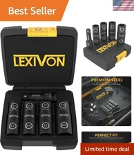 Versatile 1/2-Inch Drive Lug Nut Impact Socket Set | Dual-End Design Included