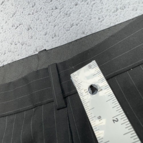 Ermenegildo Zegna Suit Mens 46R Gray Pinstripe Wool 2 Piece Pants 38x32 Tessuto - Picture 16 of 24